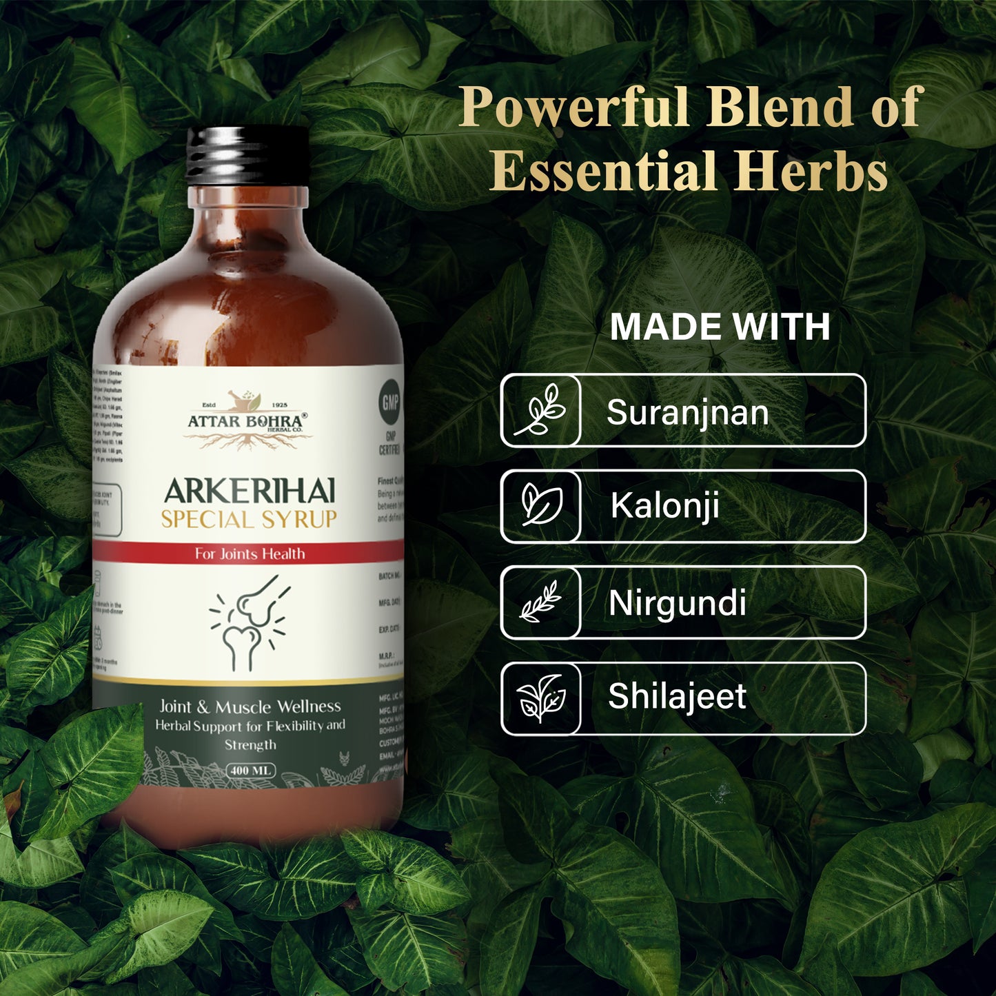 Arkerehai Special Syrup (400ml) | For Joint Pain | For Muscle Pain