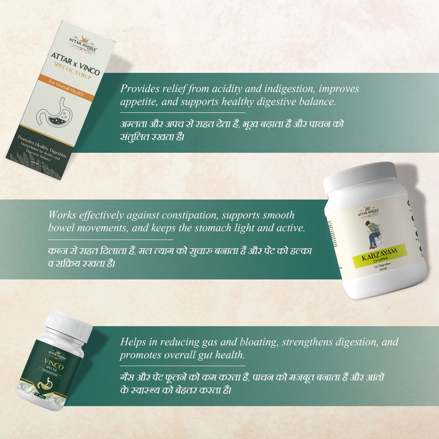 Attar X Digestive Care Kit