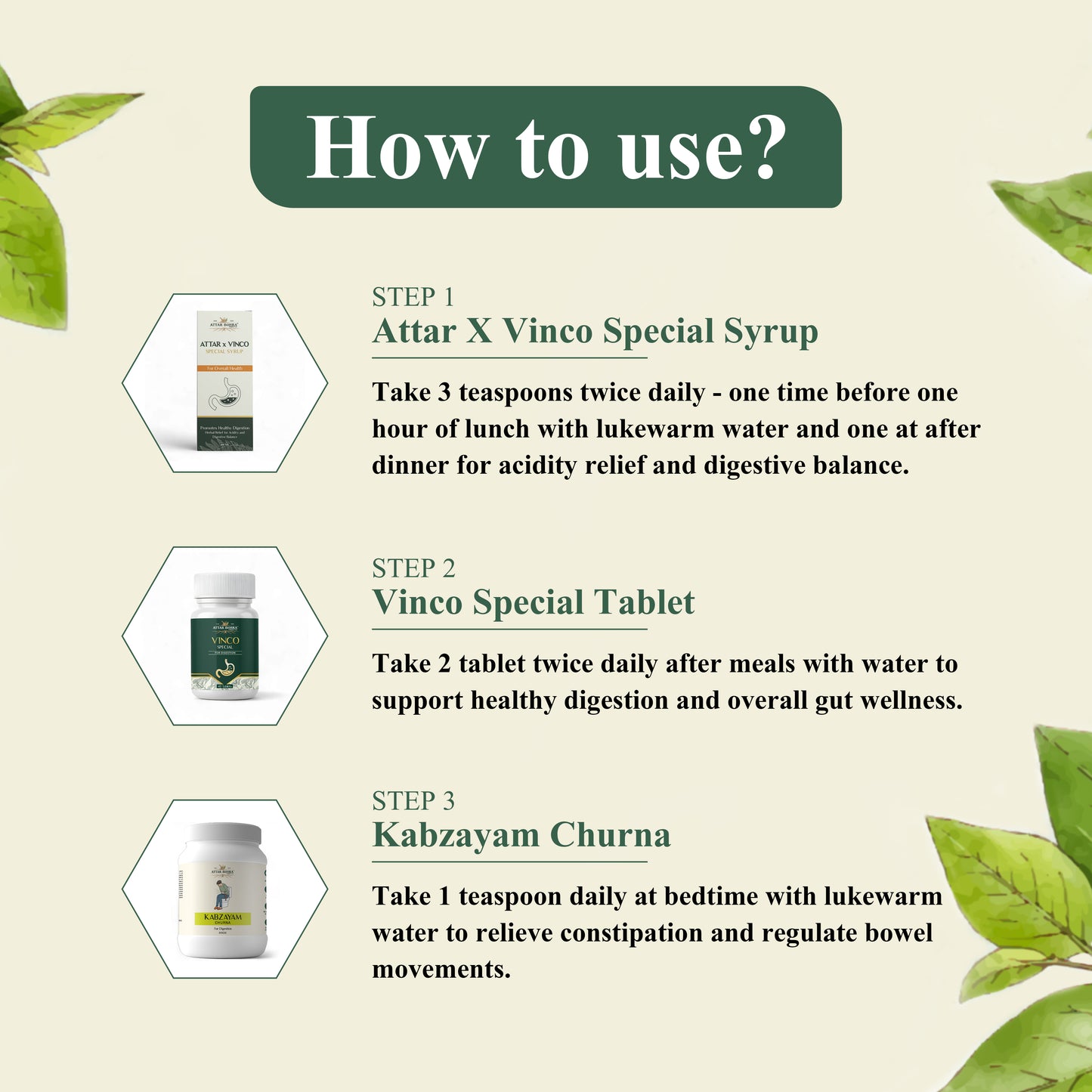 Attar X Digestive Care Kit