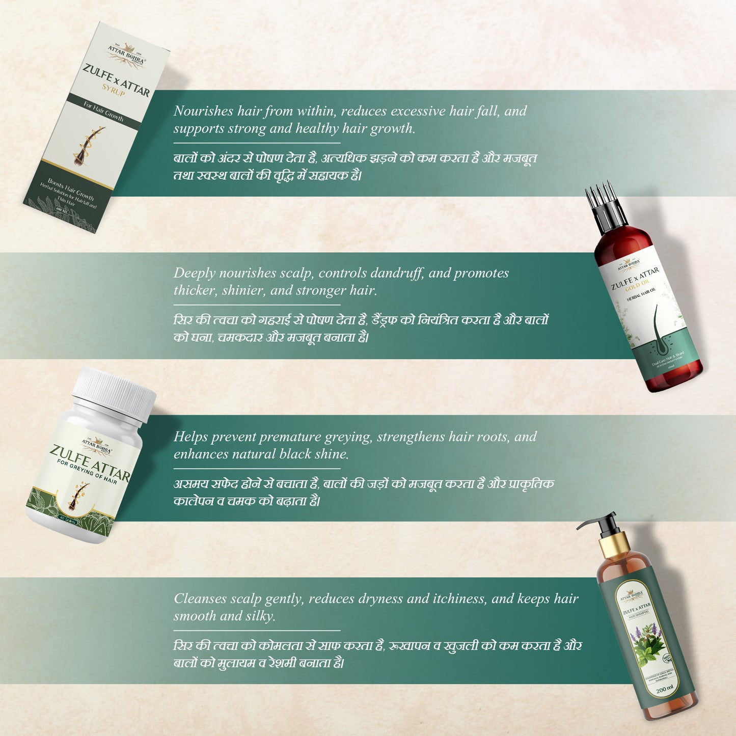 Attar x Hair Care Kit