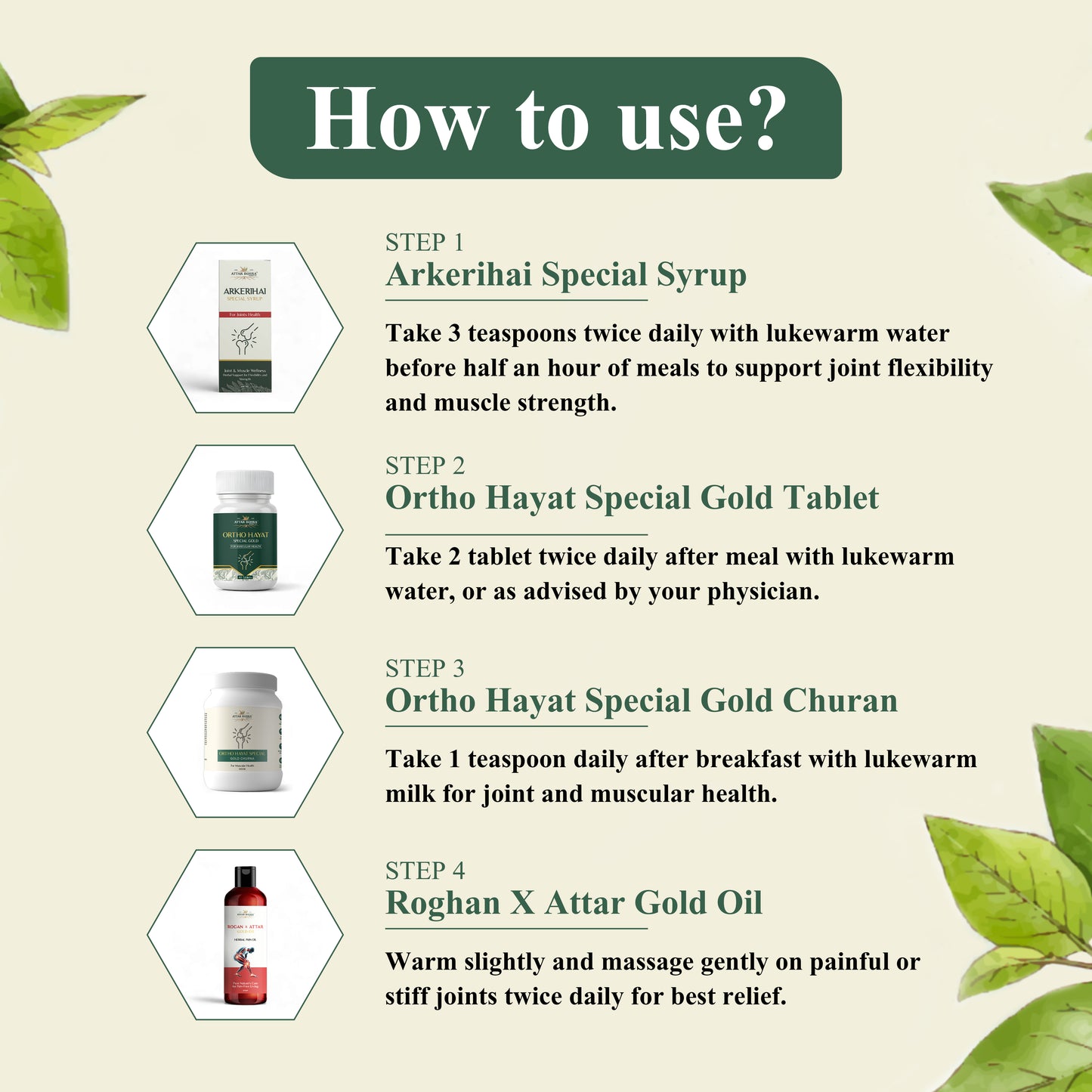 Attar X Ortho Relief Kit