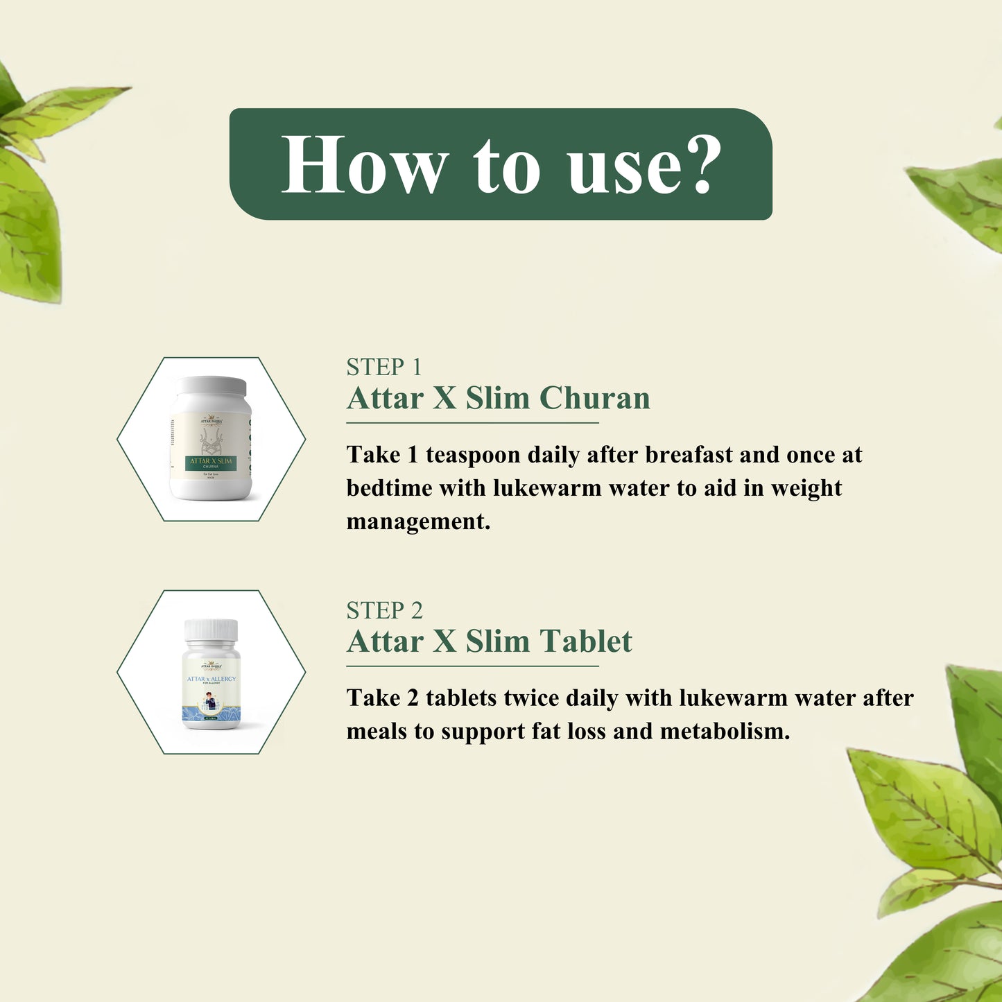 Attar x Slim Fit Kit