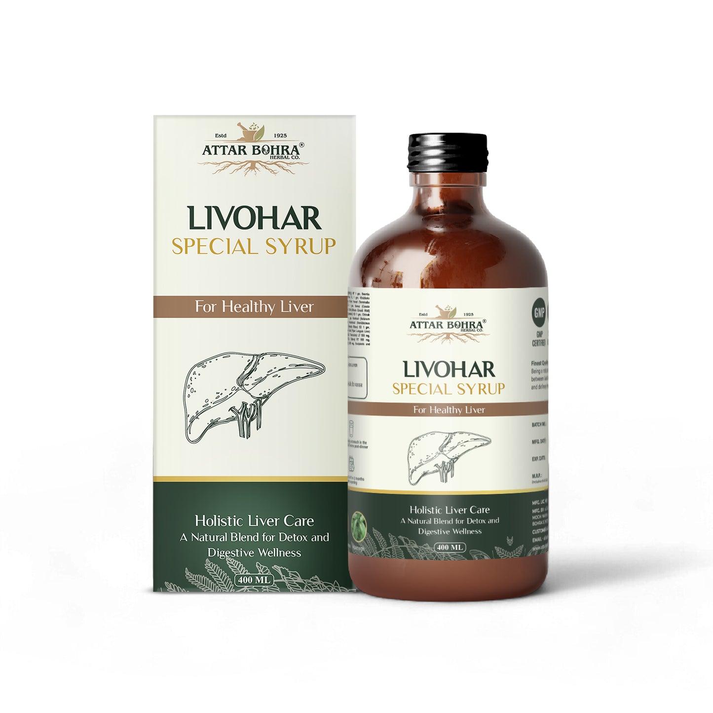 Livohar Special Syrup (400ml) | Strengthens the Liver health | Good Digestive system