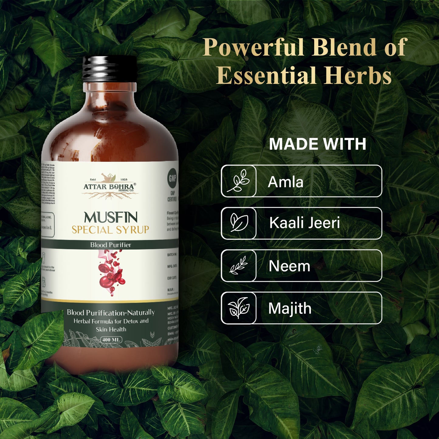 Musfin Special Syrup (400ml) | Purifies Blood