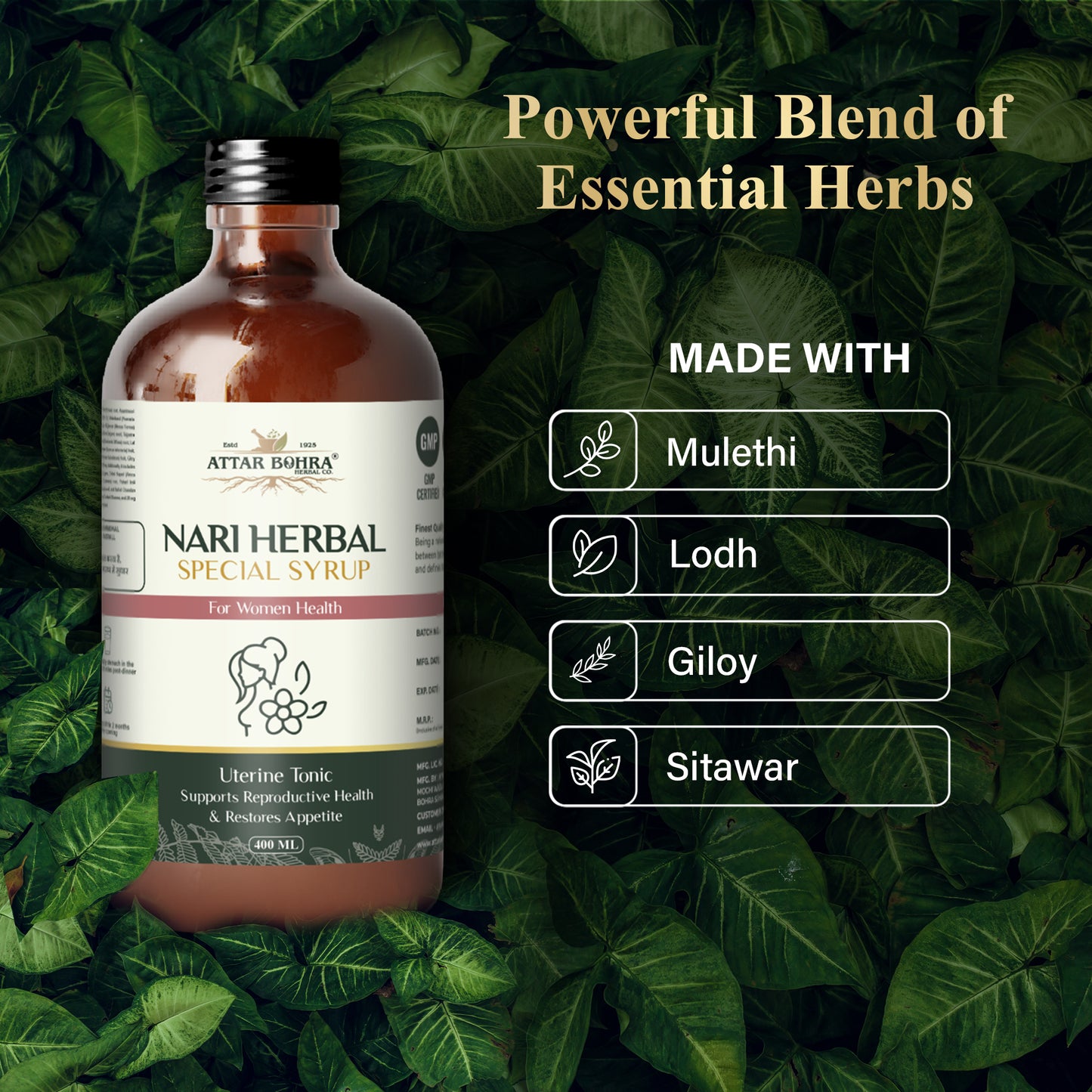 नारी हर्बल (170ml/400ml) | महिलाओं के स्वास्थ्य के लिए