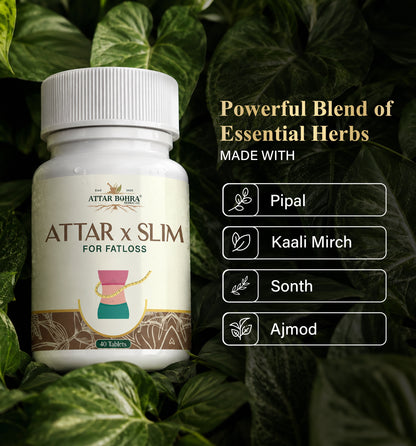 Attar X Slim Tablet (Pack of 3): Ayurvedic Weight Loss & Detox