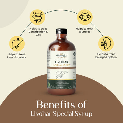 Livohar Special Syrup (400ml) | Strengthens the Liver health | Good Digestive system