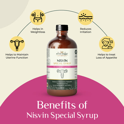 Nisvin Special syrup (400ml) | For Menstrual irregularities