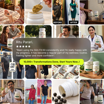 Attar X Slim Fit Kit: Ayurvedic Weight Loss & Detox Care