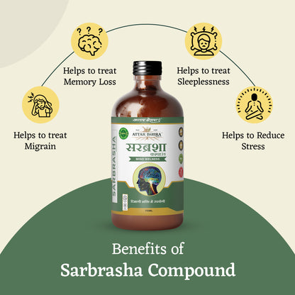 Sarbrasha Compound (400ml) | Mind wellness