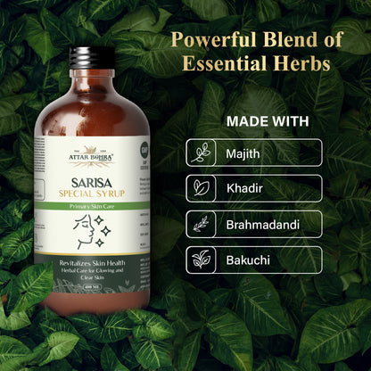 सरिसा यौगिक (170ml/400ml) | प्राथमिक त्वचा देखभाल, टॉन्सिल और साइनस